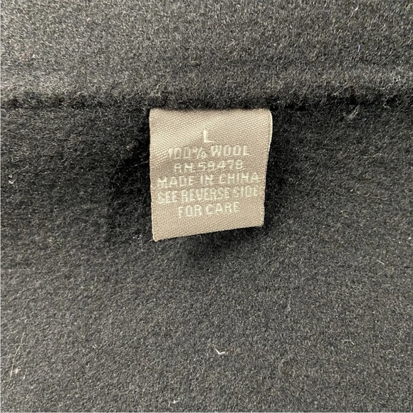 Kenar 100% Boiled Wool  Black Jacket Cardigan Blazer - Picture 6 of 12